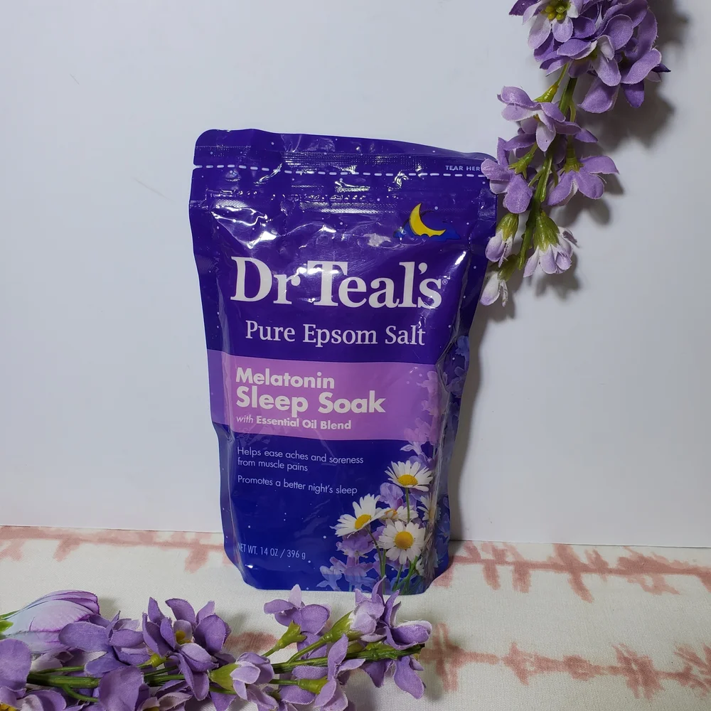 Dr Teals Sleep Soak Lavender Melatonin Skincare Lotion Yardley Bath Bar 4pc Set